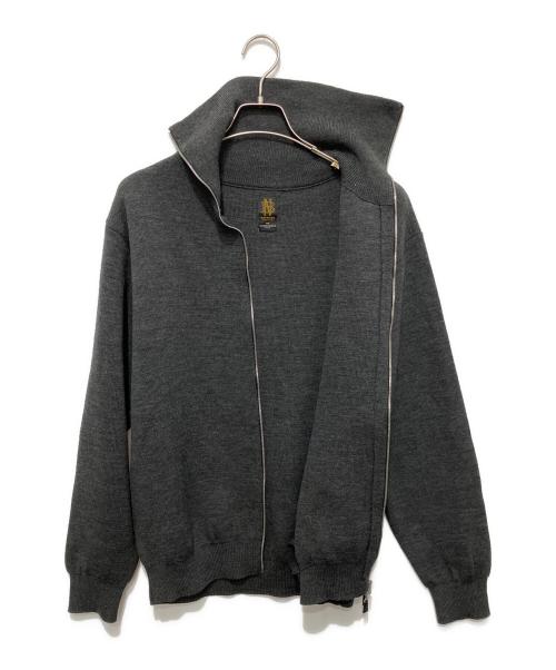 BATONER（バトナ―）BATONER (バトナ―) UNITED ARROWS (ユナイテッドアローズ) ドライバーズニット チャコールグレー サイズ:2の古着・服飾アイテム