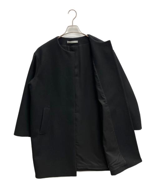theory luxe（セオリーリュクス）theory luxe (セオリーリュクス) ノーカラーコクーンコート ブラック サイズ:38の古着・服飾アイテム