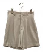 HER LIP TOハーリップトゥ）の古着「Tucked Twill Bermuda Shorts」｜ベージュ