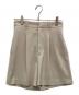 HER LIP TO（ハーリップトゥ）の古着「Tucked Twill Bermuda Shorts」｜ベージュ