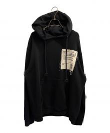 Maison Margiela（メゾンマルジェラ）の古着「ステレオタイプ スウェット パーカー」｜ブラック