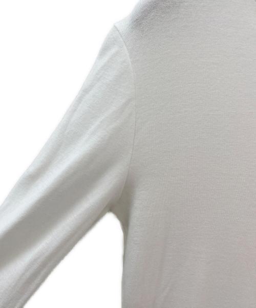 JIL SANDER（ジルサンダー）JIL SANDER (ジルサンダー) ウールニットミディドレス ホワイト サイズ:38の古着・服飾アイテム