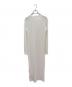 JIL SANDER (ジルサンダー) ウールニットミディドレス ホワイト サイズ:38：27000円
