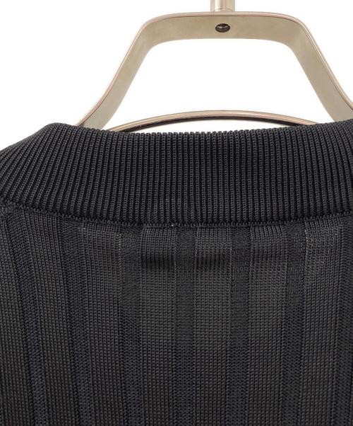 JIL SANDER（ジルサンダー）JIL SANDER (ジルサンダー) ビスコースニット ドッキングドレス ブラック サイズ:36の古着・服飾アイテム
