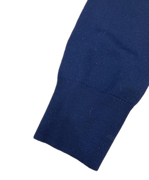 JIL SANDER（ジルサンダー）JIL SANDER (ジルサンダー) プリーツニットワンピース ネイビー サイズ:32の古着・服飾アイテム