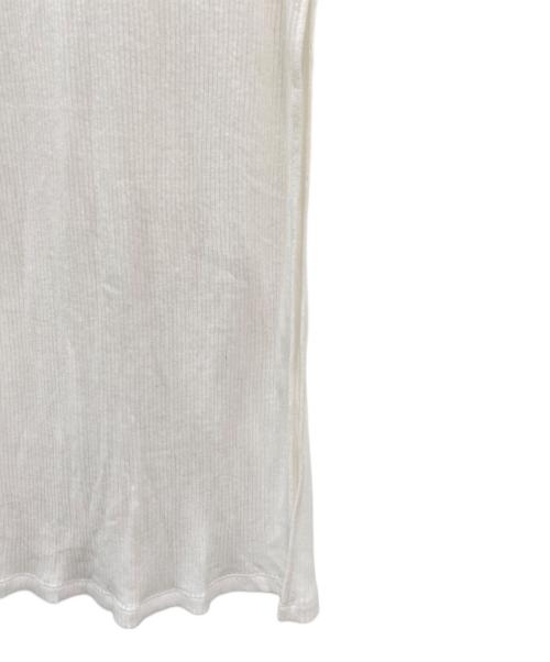 LOEWE（ロエベ）LOEWE (ロエベ) リブタンクトップドレス ホワイト サイズ:Sの古着・服飾アイテム