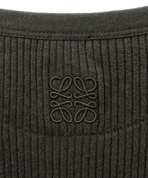 LOEWE（ロエベ）LOEWE (ロエベ) リブタンクトップドレス ブラック サイズ:Sの古着・服飾アイテム