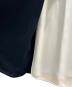 中古・古着 VALENTINO (ヴァレンティノ) SCALLOP TRIM LAYERED DRESS/スカラップトリム レイヤードドレス/QB0AE3361MM ブラック×アイボリー サイズ:40：80000円