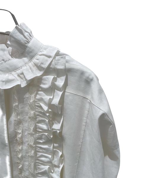 VALENTINO（ヴァレンティノ）VALENTINO (ヴァレンティノ) レースワンピース ホワイト サイズ:44の古着・服飾アイテム