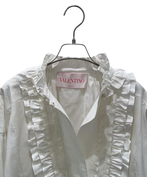 VALENTINO（ヴァレンティノ）VALENTINO (ヴァレンティノ) レースワンピース ホワイト サイズ:44の古着・服飾アイテム