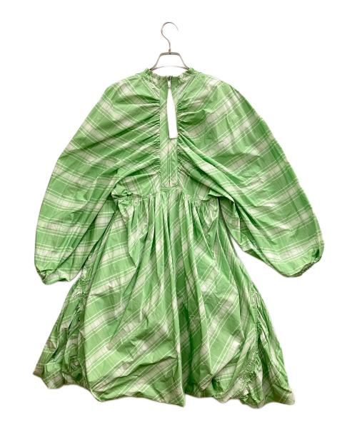 JIL SANDER（ジルサンダー）JIL SANDER (ジルサンダー) ミディドレス グリーン サイズ:38の古着・服飾アイテム