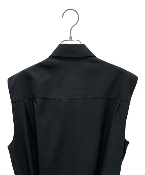 LOEWE（ロエベ）LOEWE (ロエベ) ノースリーブベルテッドドレス ブラック サイズ:42の古着・服飾アイテム
