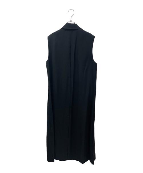 JIL SANDER（ジルサンダー）JIL SANDER (ジルサンダー) ロングジレ ブラック サイズ:34の古着・服飾アイテム
