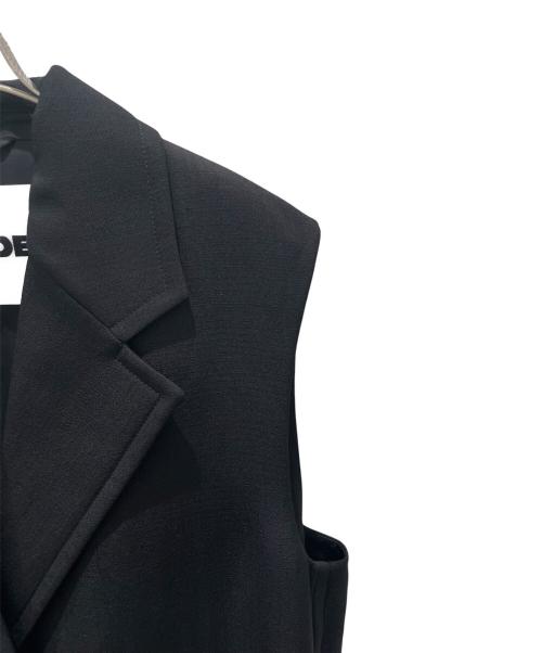 JIL SANDER（ジルサンダー）JIL SANDER (ジルサンダー) ロングジレ ブラック サイズ:34の古着・服飾アイテム