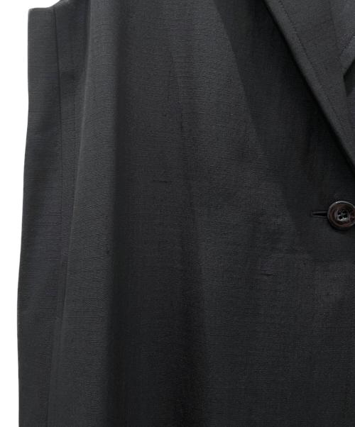 JIL SANDER（ジルサンダー）JIL SANDER (ジルサンダー) ロングジレ ブラック サイズ:34の古着・服飾アイテム