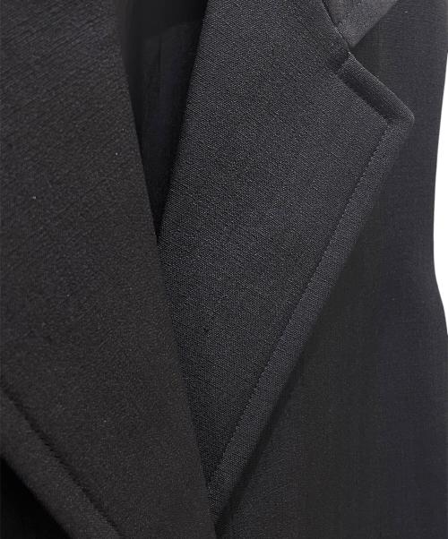 JIL SANDER（ジルサンダー）JIL SANDER (ジルサンダー) ロングジレ ブラック サイズ:34の古着・服飾アイテム