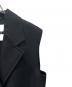 中古・古着 JIL SANDER (ジルサンダー) ロングジレ ブラック サイズ:34：45000円