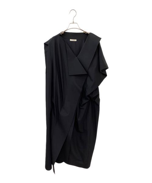 THE ROW（ザ ロウ）THE ROW (ザ ロウ) アシンメトリードレス ブラック サイズ:Mの古着・服飾アイテム