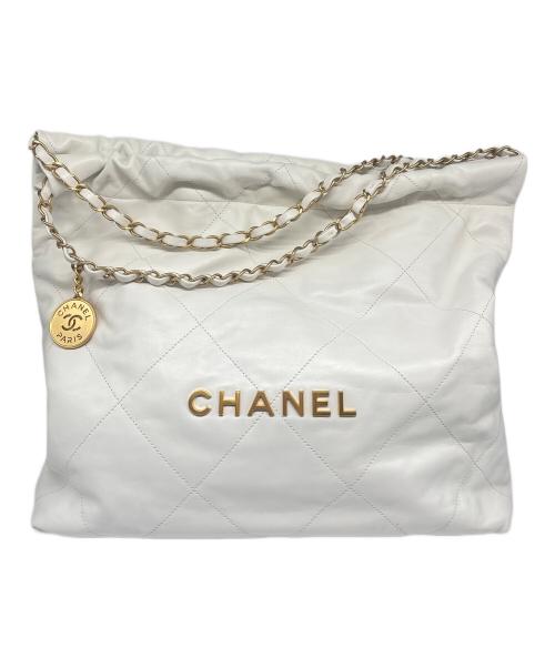 CHANEL（シャネル）CHANEL (シャネル) CHANEL 22 スモール AS3260 ホワイト サイズ:SMALL/スモールの古着・服飾アイテム