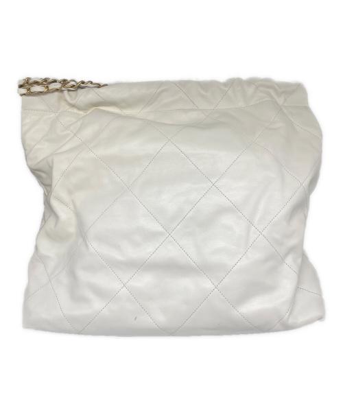 CHANEL（シャネル）CHANEL (シャネル) CHANEL 22 スモール AS3260 ホワイト サイズ:SMALL/スモールの古着・服飾アイテム