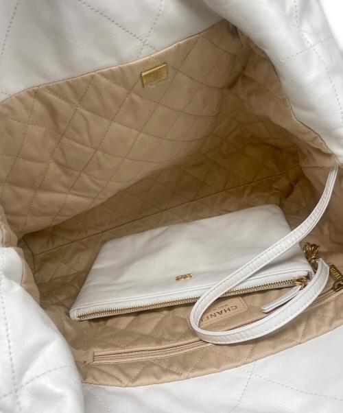 CHANEL（シャネル）CHANEL (シャネル) CHANEL 22 スモール AS3260 ホワイト サイズ:SMALL/スモールの古着・服飾アイテム