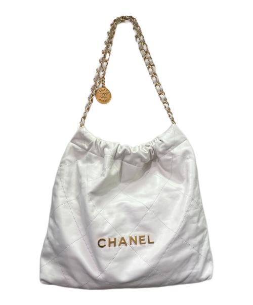 CHANEL（シャネル）CHANEL (シャネル) CHANEL 22 スモール AS3260 ホワイト サイズ:SMALL/スモールの古着・服飾アイテム