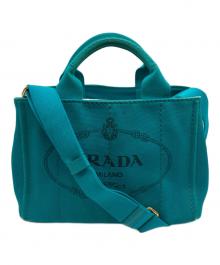 PRADA（プラダ）の古着「トートバッグ」｜ブルー