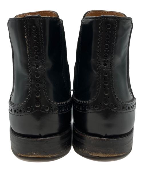 CHURCH'S（チャーチ）CHURCH'S (チャーチ) ウィングチップサイドゴアブーツ ブラック サイズ:SIZE36 1/2の古着・服飾アイテム