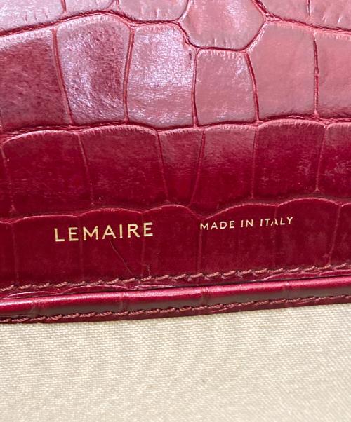 LEMAIRE（ルメール）LEMAIRE (ルメール) pumpkin bag ボルドーの古着・服飾アイテム