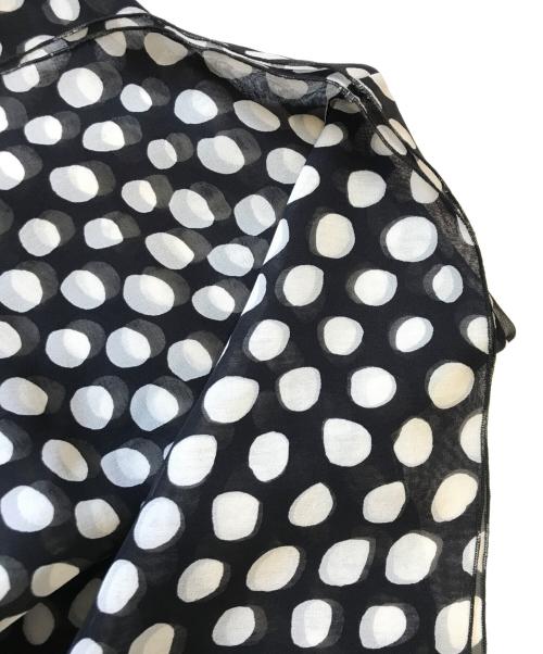 VALENTINO（ヴァレンティノ）VALENTINO (ヴァレンティノ) シルクノースリーブワンピース ブラック サイズ:8の古着・服飾アイテム