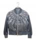 NEIL BARRETT（ニールバレット）の古着「Thunder Bolt Bomber Jacket」｜ブラック