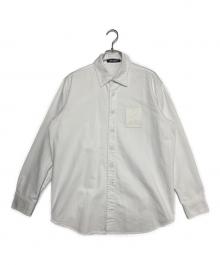 RAF SIMONS（ラフシモンズ）の古着「STRAIGHT FIT DENIM SHIRT」｜ホワイト