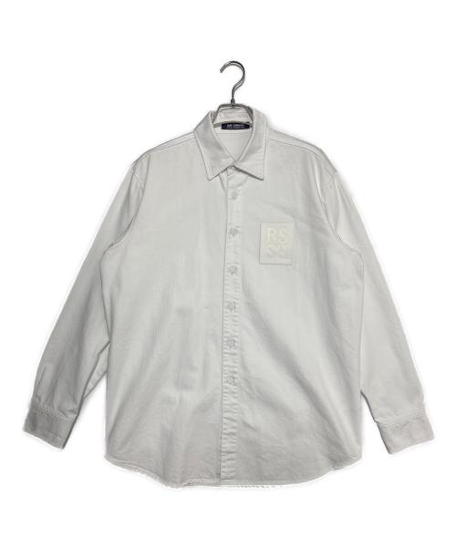 RAF SIMONS（ラフシモンズ）RAF SIMONS (ラフシモンズ) STRAIGHT FIT DENIM SHIRT ホワイト サイズ:Mの古着・服飾アイテム