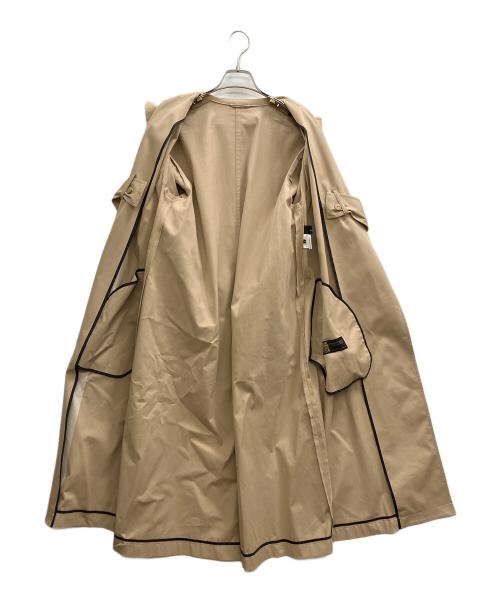 allureville（アルアバイル）allureville (アルアバイル) マルタンガルバックフレアコート ベージュ サイズ:2の古着・服飾アイテム