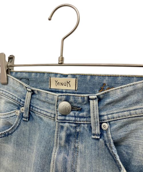 YANUK（ヤヌーク）YANUK (ヤヌーク) LEA Trick Really Light ボーイズストレート インディゴ サイズ:SIZE 25の古着・服飾アイテム