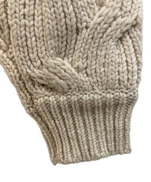 CLANE（クラネ）CLANE (クラネ) PEARL NECK KNIT TOPS アイボリー サイズ:SIZE 1の古着・服飾アイテム