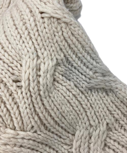 CLANE（クラネ）CLANE (クラネ) PEARL NECK KNIT TOPS アイボリー サイズ:SIZE 1の古着・服飾アイテム