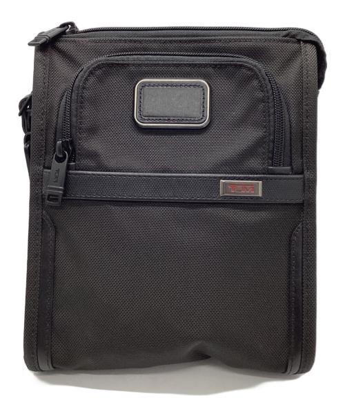 TUMI（トゥミ）TUMI (トゥミ) ALPHA 3 ポケットショルダーバッグ ブラックの古着・服飾アイテム