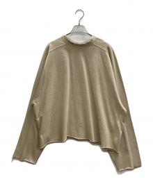 entire studios（エンタイアスタジオ）の古着「HEAVY LONGSLEEVE TEE」｜ベージュ
