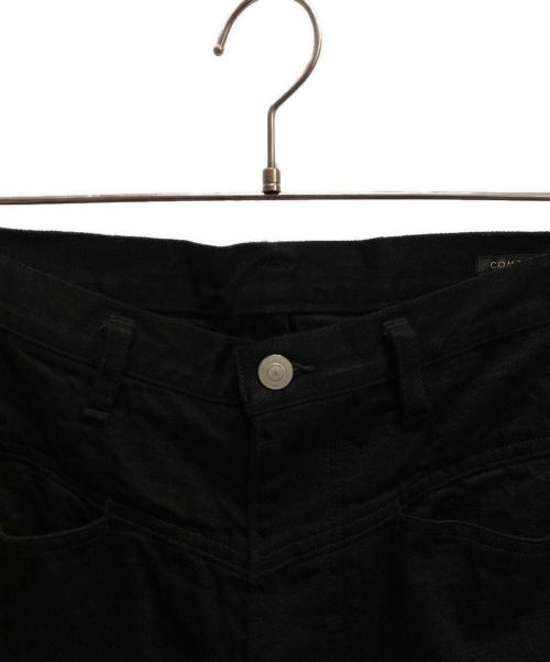 COMOLI（コモリ）COMOLI (コモリ) ブラックデニム テーパードパンツ ブラック サイズ:2の古着・服飾アイテム