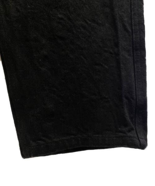 COMOLI（コモリ）COMOLI (コモリ) ブラックデニム テーパードパンツ ブラック サイズ:2の古着・服飾アイテム
