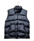STONE ISLANDストーンアイランド）の古着「 Ripstop Down Vest/リップストップダウンベスト」｜ブラック