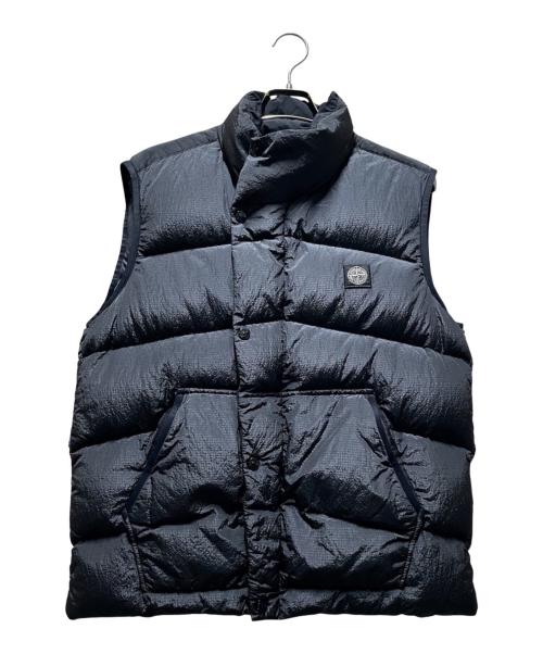 STONE ISLAND（ストーンアイランド）STONE ISLAND (ストーンアイランド)  Ripstop Down Vest/リップストップダウンベスト ブラック サイズ:Mの古着・服飾アイテム