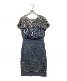 TADASHI SHOJI（タダシ ショージ）の古着「ドレスワンピース」｜ブルー