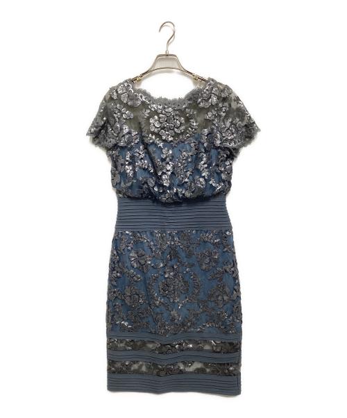 TADASHI SHOJI（タダシ ショージ）TADASHI SHOJI (タダシ ショージ) ドレスワンピース ブルー サイズ:4の古着・服飾アイテム