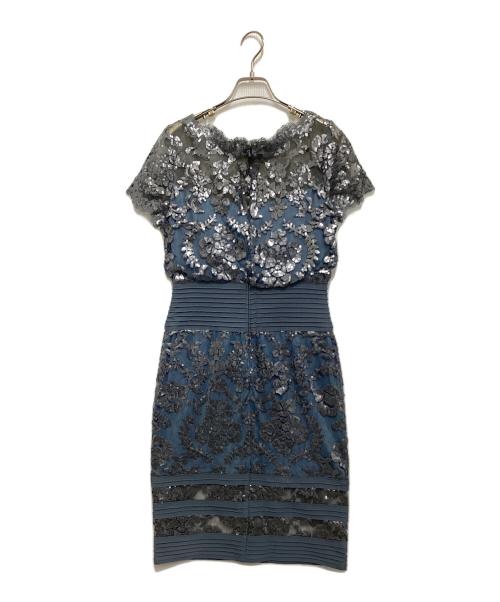 TADASHI SHOJI（タダシ ショージ）TADASHI SHOJI (タダシ ショージ) ドレスワンピース ブルー サイズ:4の古着・服飾アイテム