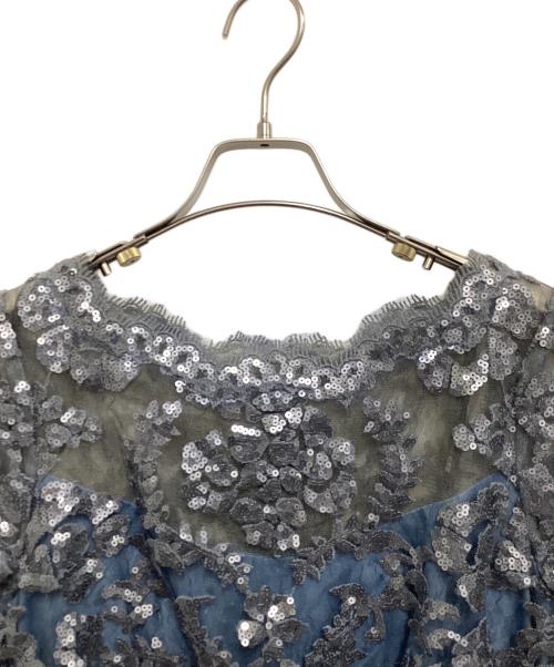 TADASHI SHOJI（タダシ ショージ）TADASHI SHOJI (タダシ ショージ) ドレスワンピース ブルー サイズ:4の古着・服飾アイテム