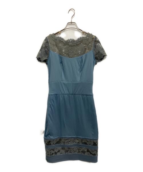 TADASHI SHOJI（タダシ ショージ）TADASHI SHOJI (タダシ ショージ) ドレスワンピース ブルー サイズ:4の古着・服飾アイテム