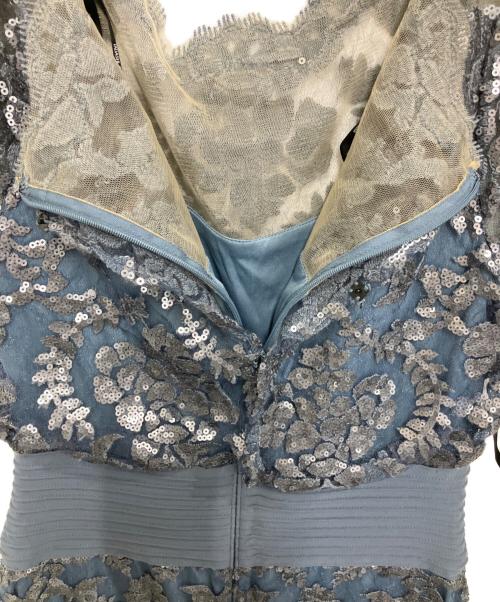 TADASHI SHOJI（タダシ ショージ）TADASHI SHOJI (タダシ ショージ) ドレスワンピース ブルー サイズ:4の古着・服飾アイテム