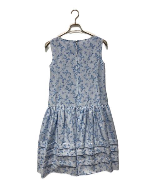 FOXEY（フォクシー）FOXEY (フォクシー) Giardino Botanica Dress ブルー サイズ:38の古着・服飾アイテム
